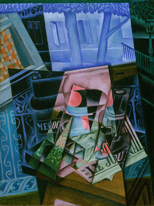 Juan Gris, 1915, Still Life before an Open Window, Place Ravignan, oil on canvas, 115.9 x 88.9 cm, Philadelphia Museum of Art. Photo: Public Domain en.wikipedia.org