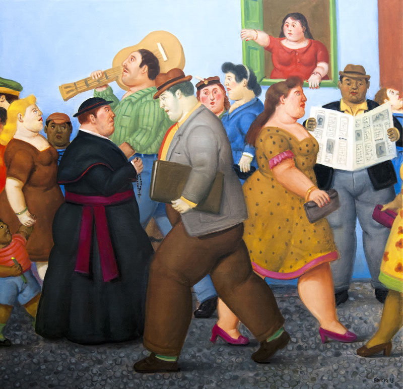 Interview With Fernando Botero  Fernando botero, Latin american art,  Canvas art painting