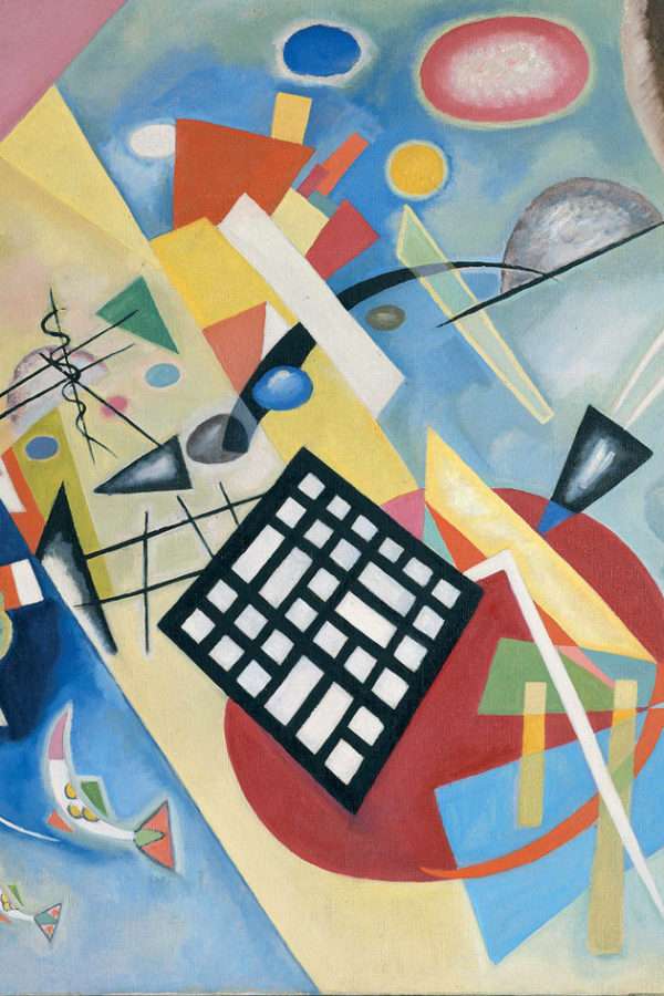 Wassily Kandinsky, Black Grid (Schwarzer Raster), 1922. Oil on canvas, 37-13/16 × 41-3/4 in. Photo: Public Domain in the U.S.