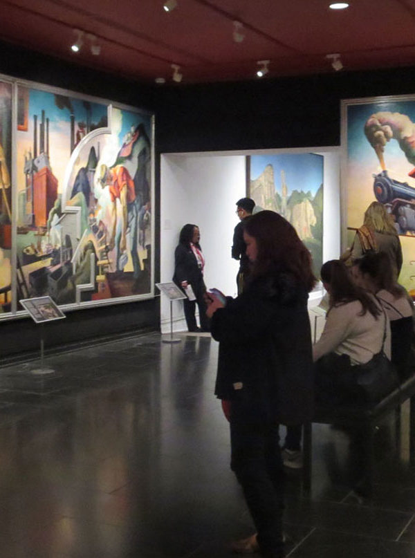 Exhibition of art by Thomas Hart Benton Photo credit: Renee Phillips taken at the Metropolitan Museum of Art