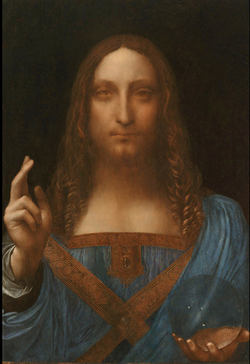 Salvator Mundi (Savior of the World) vy Leonardo da Vinci