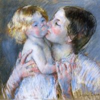 A Kiss for Baby Anne by Mary Cassatt. Photo: Public Domain.