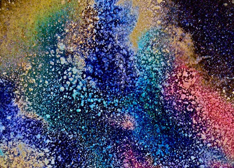 Some Distant Galaxy, painting by Linda S. Watson