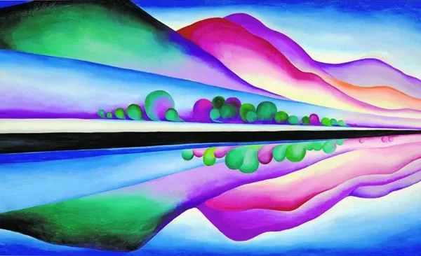 Lake George, painting by Georgia O’Keeffe. Photo: Public domain.