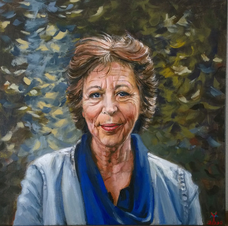 painting of RenateDorreste by Yvonne Welman