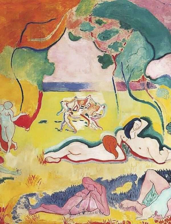 The Joy of Life, Le Bonheur de Vivre, oil on canvas, created 1905 - 1906. Barnes Foundation, Philadelphia, PA, US Dimensions: 175 x 241 cm. Photo: Public Domain.