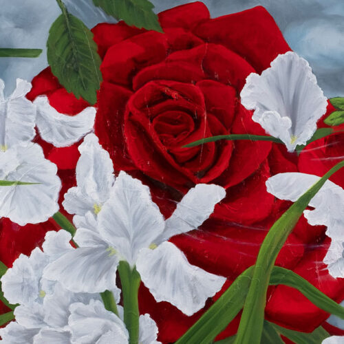 flowers painting by Andrea Robinson