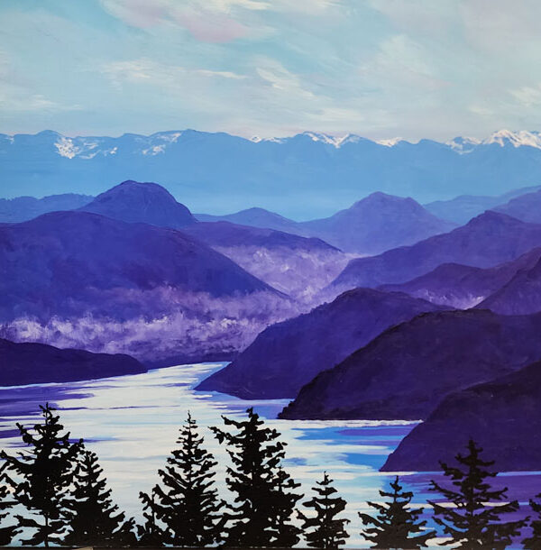 Interconnectedness acrylic on canvas, 24x32