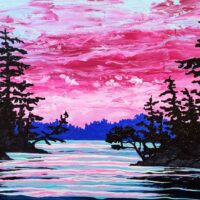 Morning Peace, acrlic on canvas 16x20