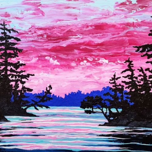 Morning Peace, acrlic on canvas 16x20