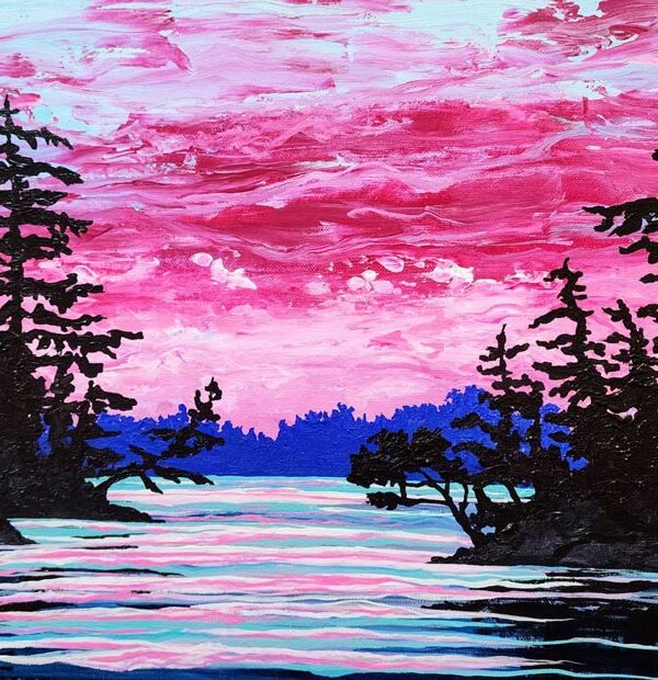 Morning Peace, acrlic on canvas 16x20