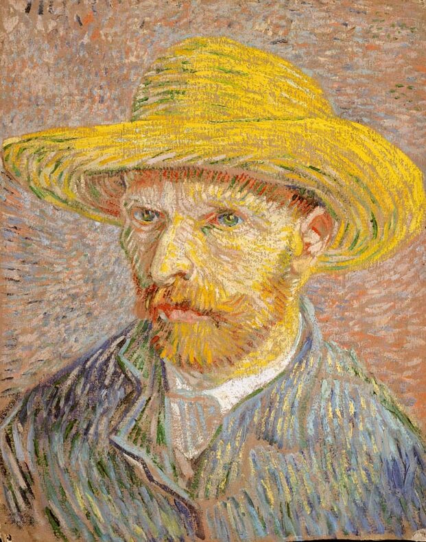 Vincent van Gogh, Self-Portrait with a Straw Hat, oil on canvas, 16″ x 12-1/2″. Created in 1887. Metropolitan Museum. Bequest of Miss Adelaide Milton de Groot. Photo: Public Domain. Vincent van Gogh had a strong influence on Expressionism.