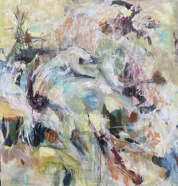 Wayfinding, Acrylic on Linen, 36x36