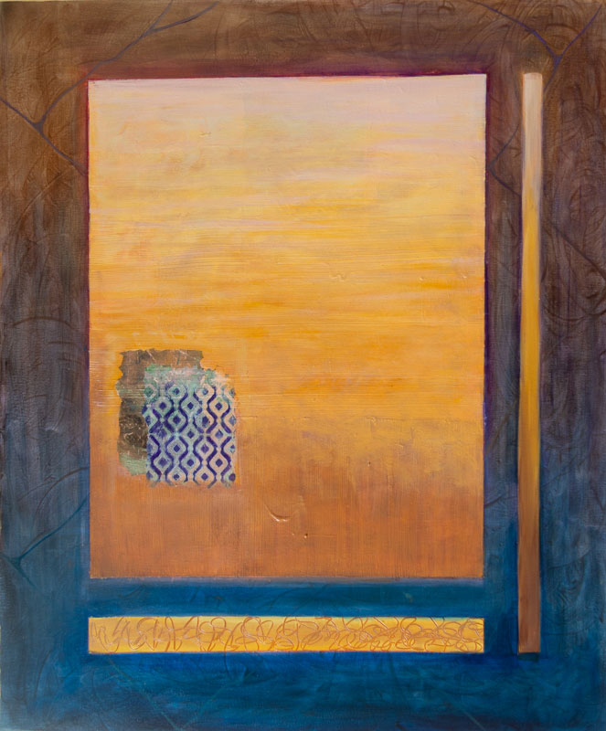 I am Worthy, Mixed Media on Canvas, 30 x 36