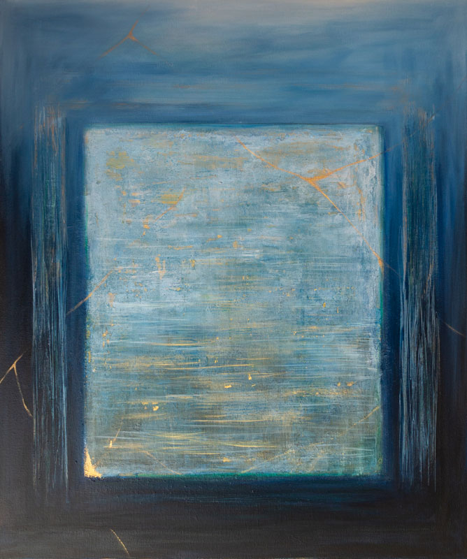 Speak in Silence, Mixed Media on Canvas, 30 x 36 inches