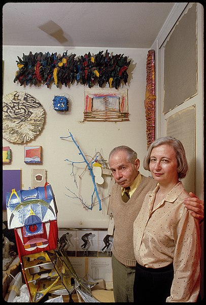 Art collectors Herbert and Dorothy Vogel. Photo credit: Bernard Gotfryd. Collection at the Library of Congress.