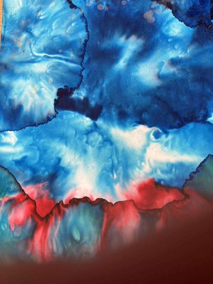 Utah Dusk, mixed, 20 inches by 16 inches