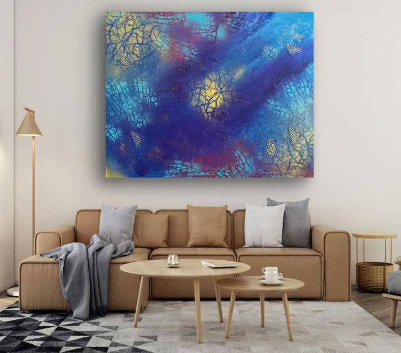 Radiance Between Worlds , painting by Tricia Seymour-Barrier