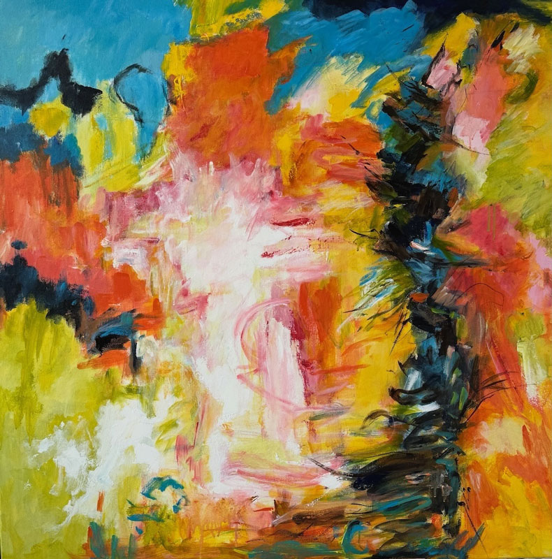 Tree Stands Alone acrylic 40' x 40'