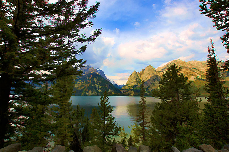 Alison Thomas, Tetons, photograph