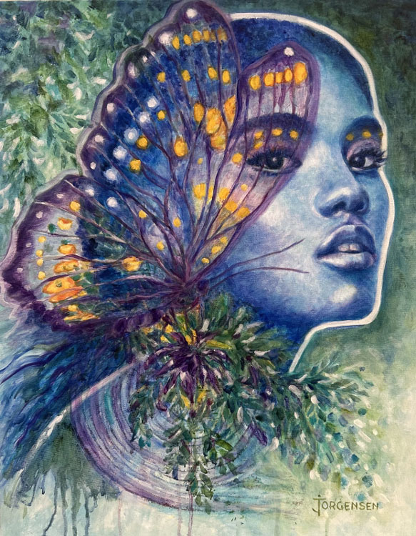 Nature's Angels, oil on canvas, 20 x 16