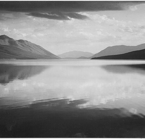 Evening, McDonald Lake, Glacier National Park, photograph. Photo: Public Domain, via commons.wikimedia.org