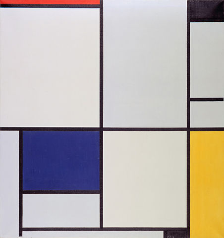 Piet Mondrian, Tableau