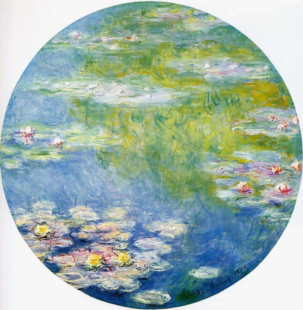 Claude Monet, Water Lillies, 1908. 