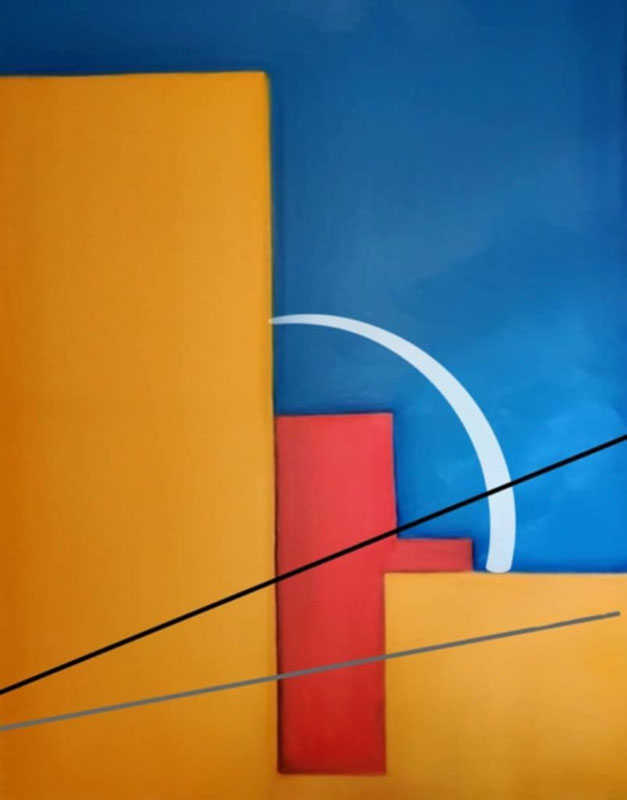 "Granada" Oil on canvas, 41x55in