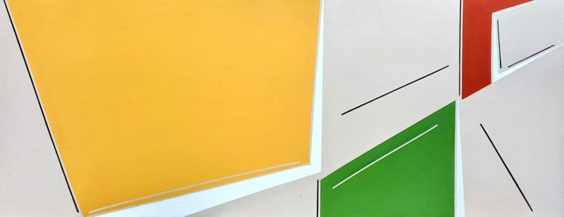 Bridge of Asses, oil on canvas, 70” x 26”