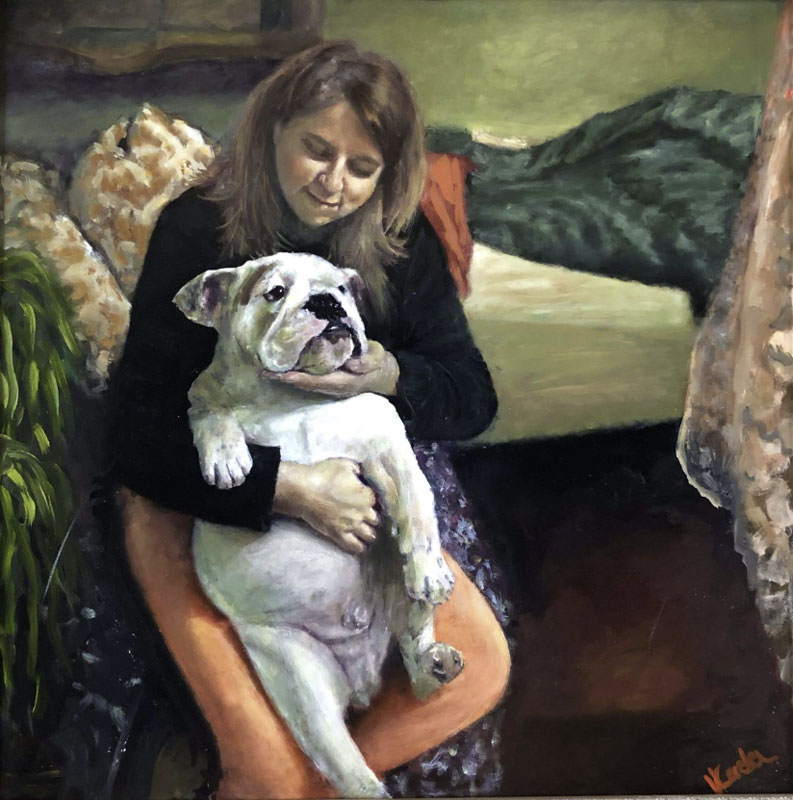 King of the Heart, oil, 80 x 90 cm