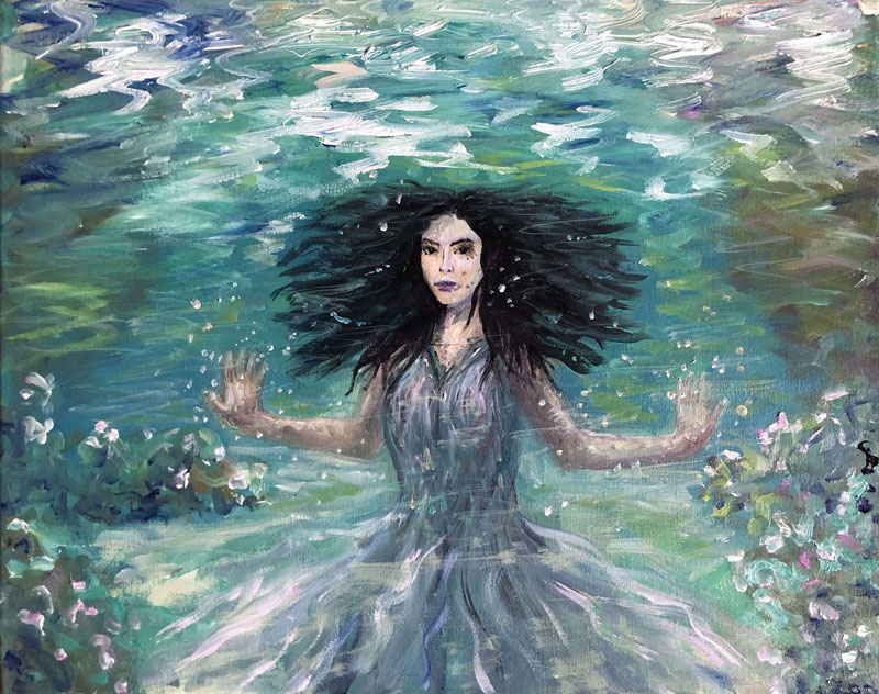 Littoral, oil on canvas, 40 x 50 cm