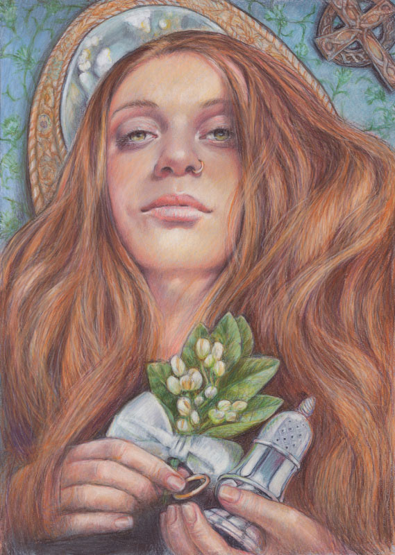 Art by Lis Zadravec, from "HerStory" exhibition