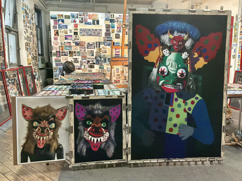 Barbara Rachko works in progress
