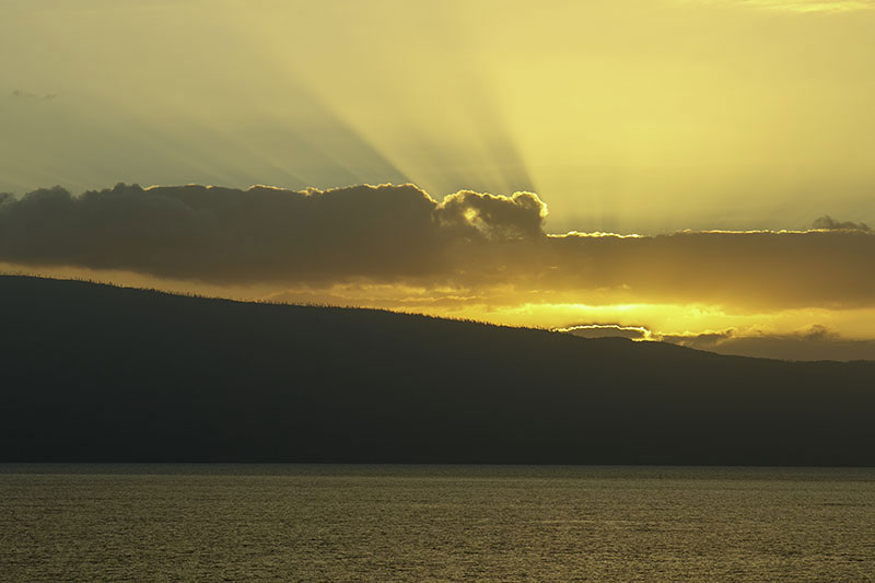 Maui Sunset, photography by Charles N. Murphey