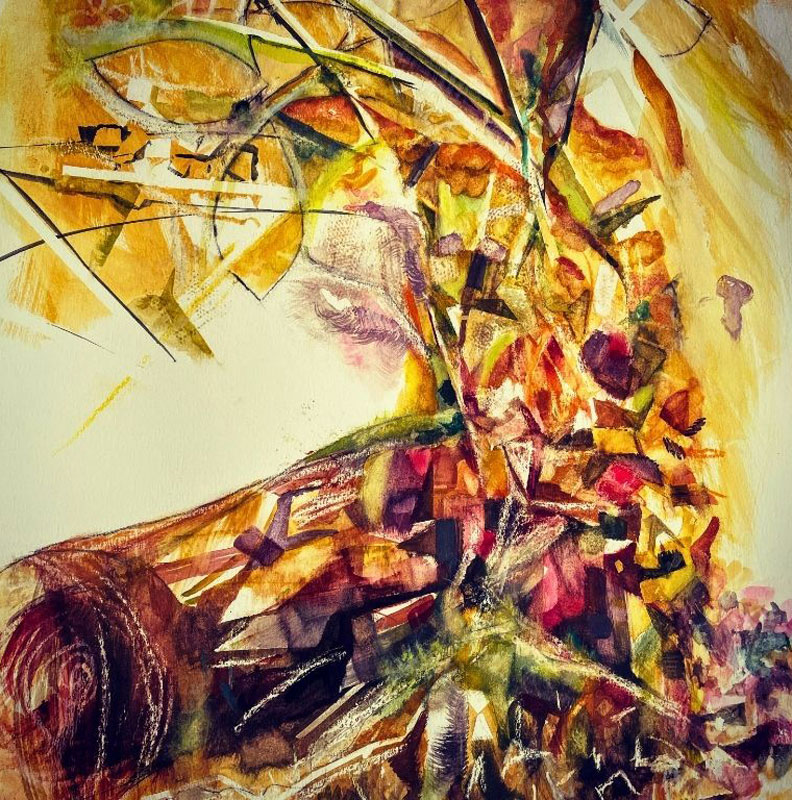 Painting by Jane Palliser