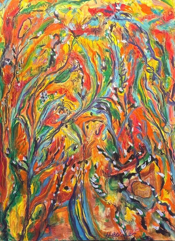 In Living Color, oil on canvas, 30” x 40”